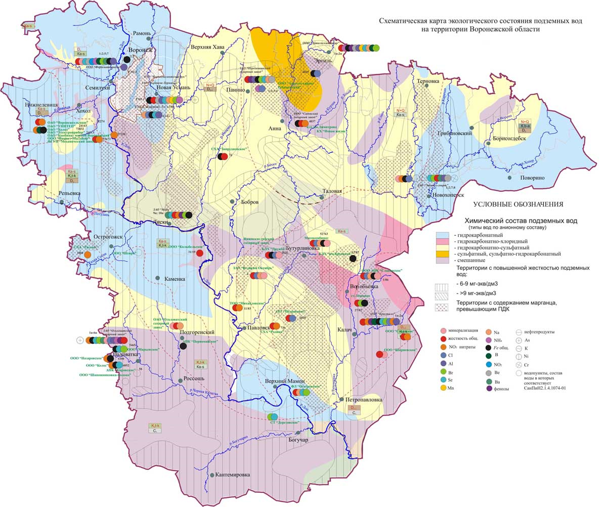 Уровень грунтовых вод карта нижегородской области - Basanova.ru